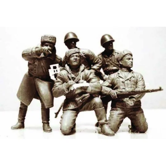 Russische Infanterie Korsun 1944 Photo for the Newspaper, 1/35 - Ma...