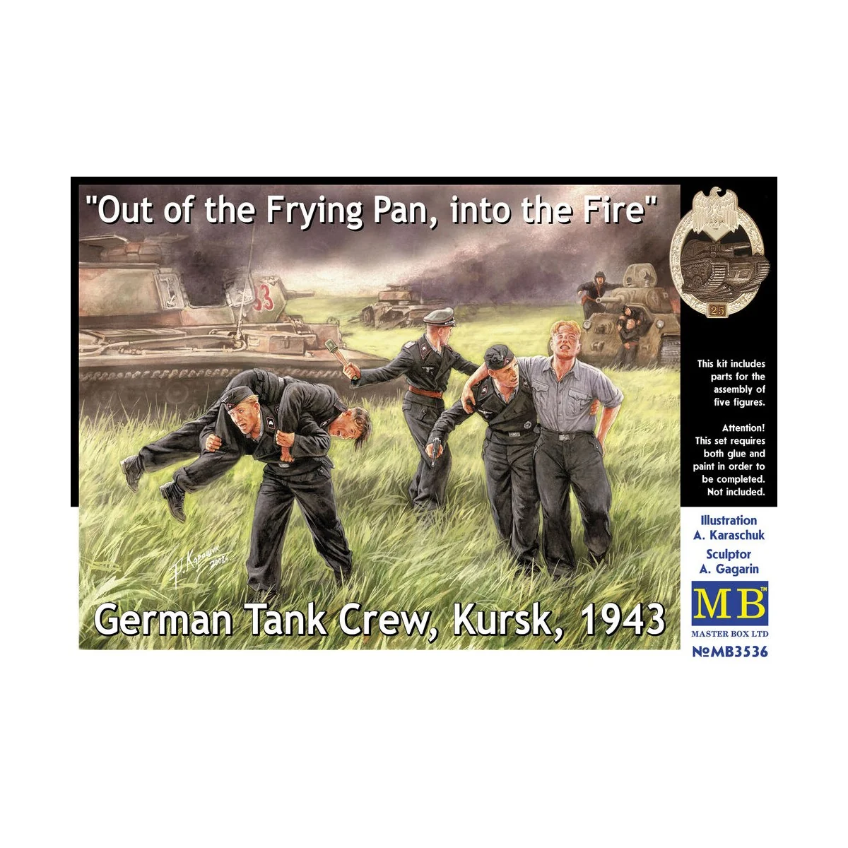 German Tankmen Kursk 1943, 1/35 - Master Box Ltd. 3536