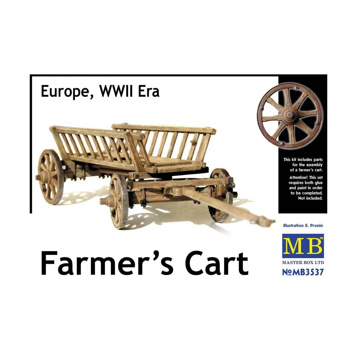 Farmers Cart Europe WWII, 1/35 - Master Box Ltd. 3537