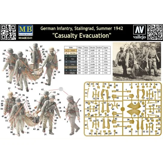 German Infantry Stalingrad Summer 1942 Casualty Evacuation, 1/35 - ...