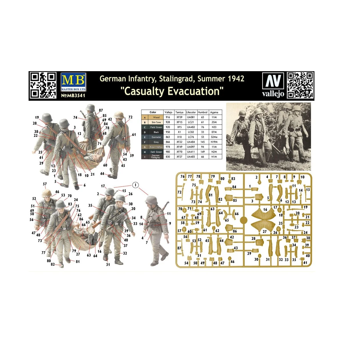 German Infantry Stalingrad Summer 1942 Casualty Evacuation, 1/35 - ...