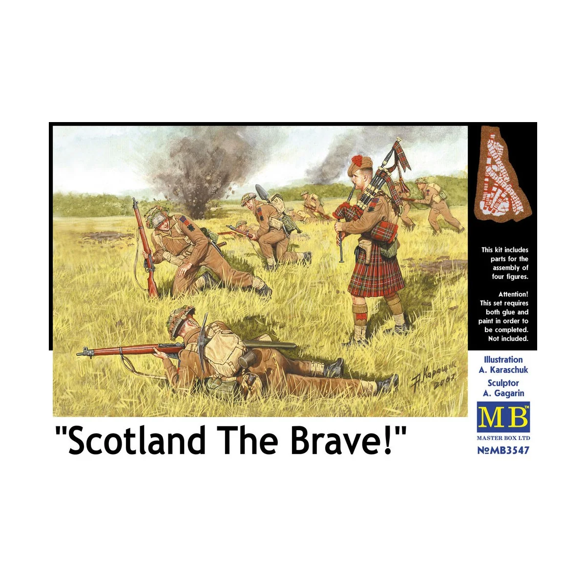 Scotland, the braves!, 1/35 - Master Box Ltd. 3547
