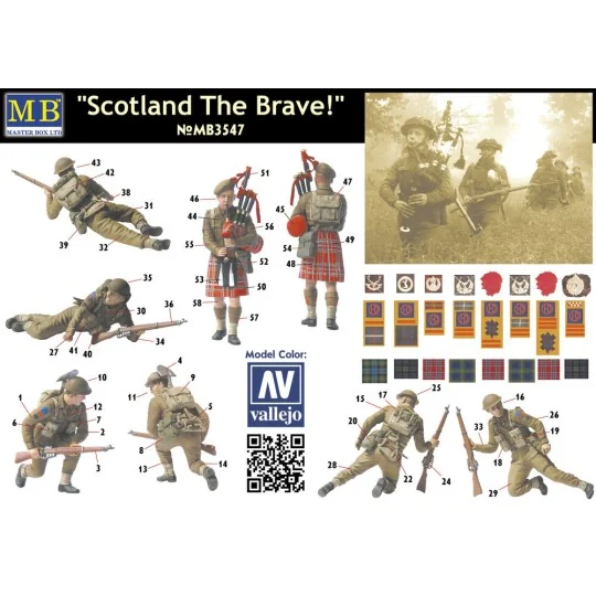 Scotland, the braves!, 1/35 - Master Box Ltd. 3547