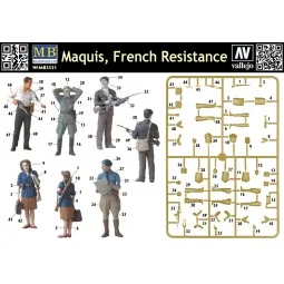 Maquis, French Resistance, 1/35 - Master Box Ltd. 3551 2
