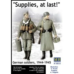 Supplies! german soldiers 2 figs, 1/35 - Master Box Ltd. 3553