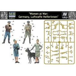 Woman at war: Germany, Luftwaffe Helferi, 1/35 - Master Box Ltd. 3557 2