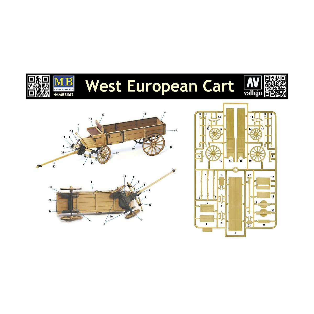 West European Cart, 1/35 - Master Box Ltd. 3562