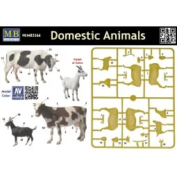 Domestic animals, 1/35 - Master Box Ltd. 3566 2