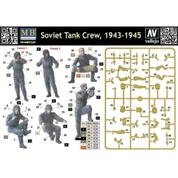 Soviet tank crew, 1943-1945, 1/35 - Master Box Ltd. 3568 2