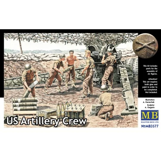 U.S. artillery crew, 1/35 - Master Box Ltd. 3577