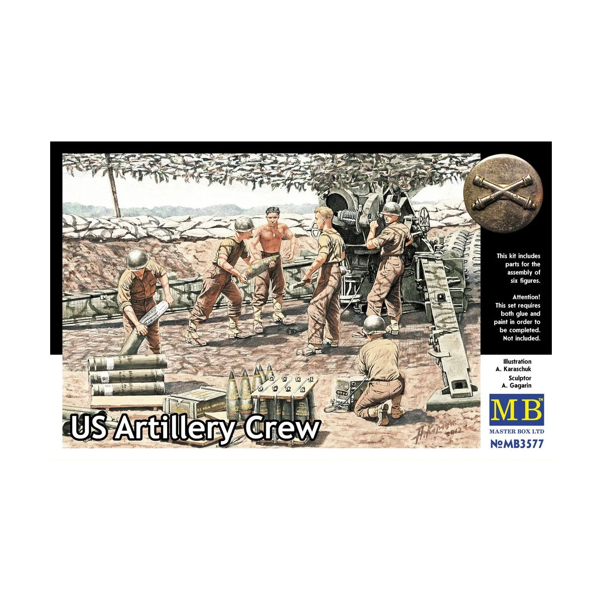 U.S. artillery crew, 1/35 - Master Box Ltd. 3577