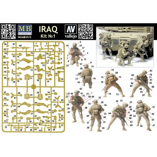 USMC Team Irak vol. 1, 1/35 - Master Box Ltd. 3575