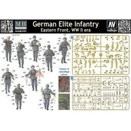 German Elite infantry, Eastern Front WWII, 1/35 - Master Box Ltd. 3583 2