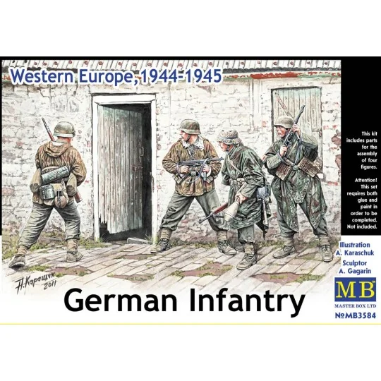 German Infantry, Western Europe, 1944-45, 1/35 - Master Box Ltd. 3584