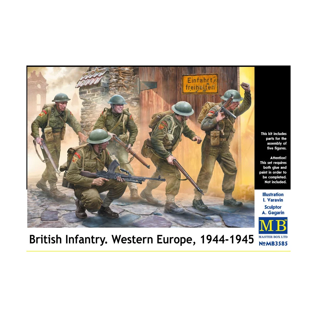 British Infantry. Western Europe. 1944-1945, 1/35 - Master Box Ltd....