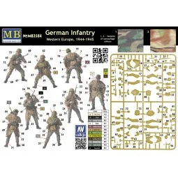 German Infantry, Western Europe, 1944-45, 1/35 - Master Box Ltd. 3584 2