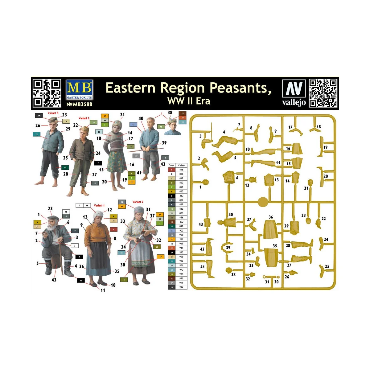 Citizenry East European WWII era, 1/35 - Master Box Ltd. 3588