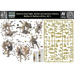 Hand-to-Hand fight, Brit. & Germ. infr., 1/35 - Master Box Ltd. 3592 2