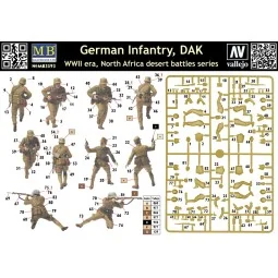 Germ. infan., DAK. N. Africa desert batt., 1/35 - Master Box Ltd. 3593 2