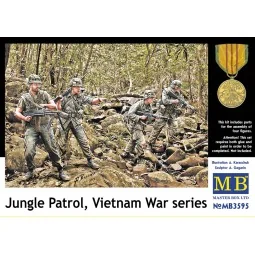 Jungle patrol, Vietnam War series, 1/35 - Master Box Ltd. 3595
