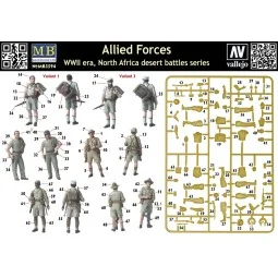 Allied Forces. N.Africa desert battles.s, 1/35 - Master Box Ltd. 3594 2