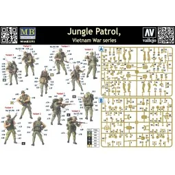 Jungle patrol, Vietnam War series, 1/35 - Master Box Ltd. 3595 2