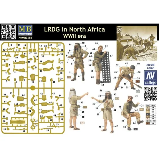 LRDG in Northern Africa, 1/35 - Master Box Ltd. 3598