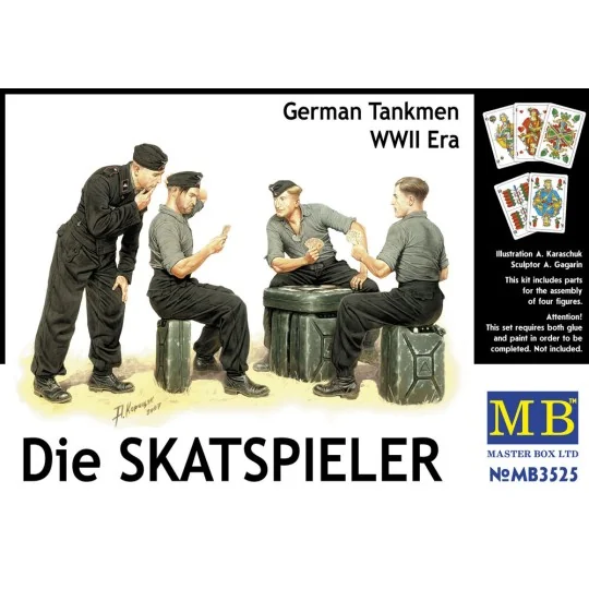 Skatspieler, 1/35 - Master Box Ltd. 3525