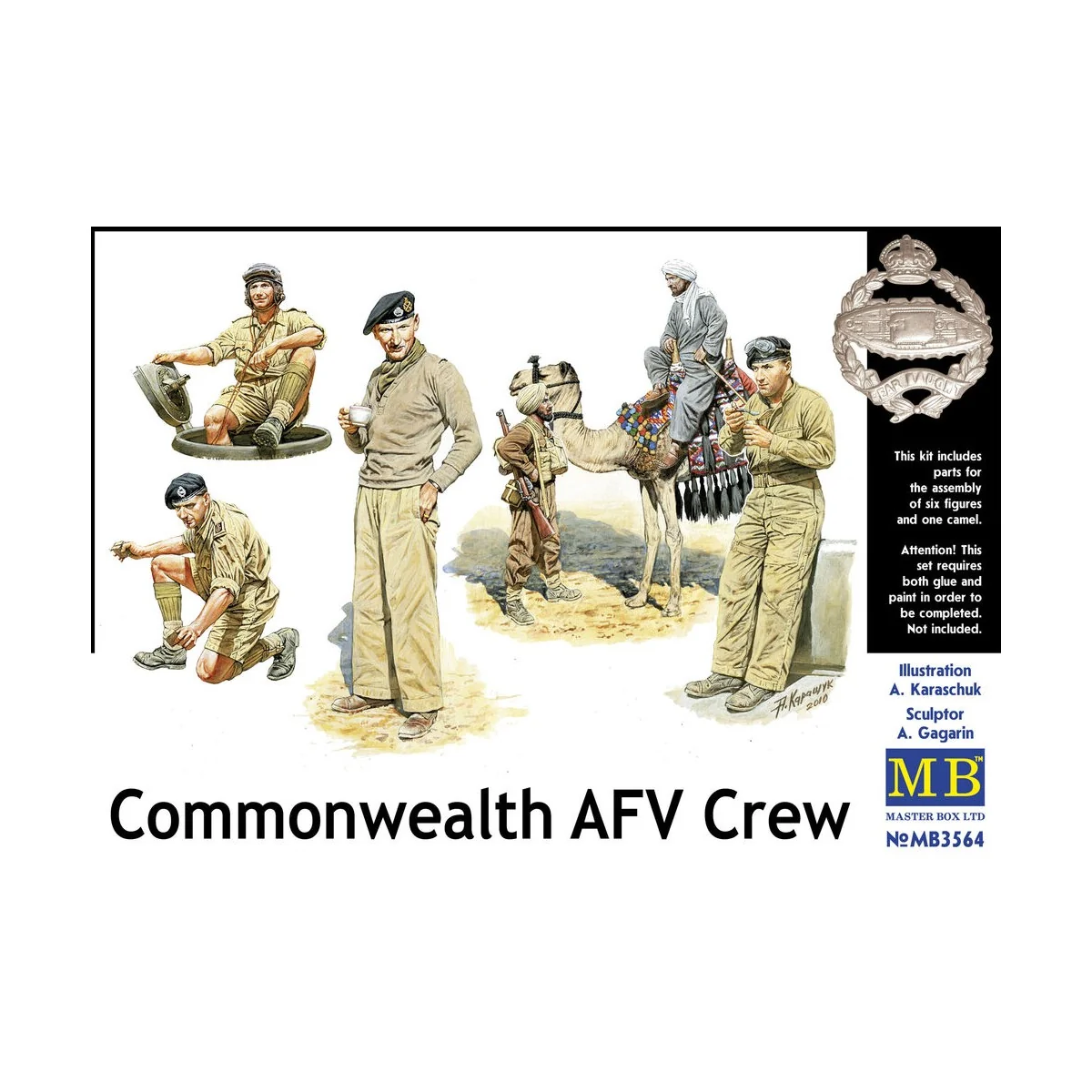 Commonwealth AFV Crew, 1/35 - Master Box Ltd. 3564