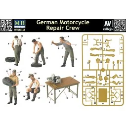German Motorcycle repair team, 1/35 - Master Box Ltd. 3560 2