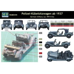 Polizei-Kubelsitzwagen ab 1937 mil. car, 1/35 - Master Box Ltd. 35101 2