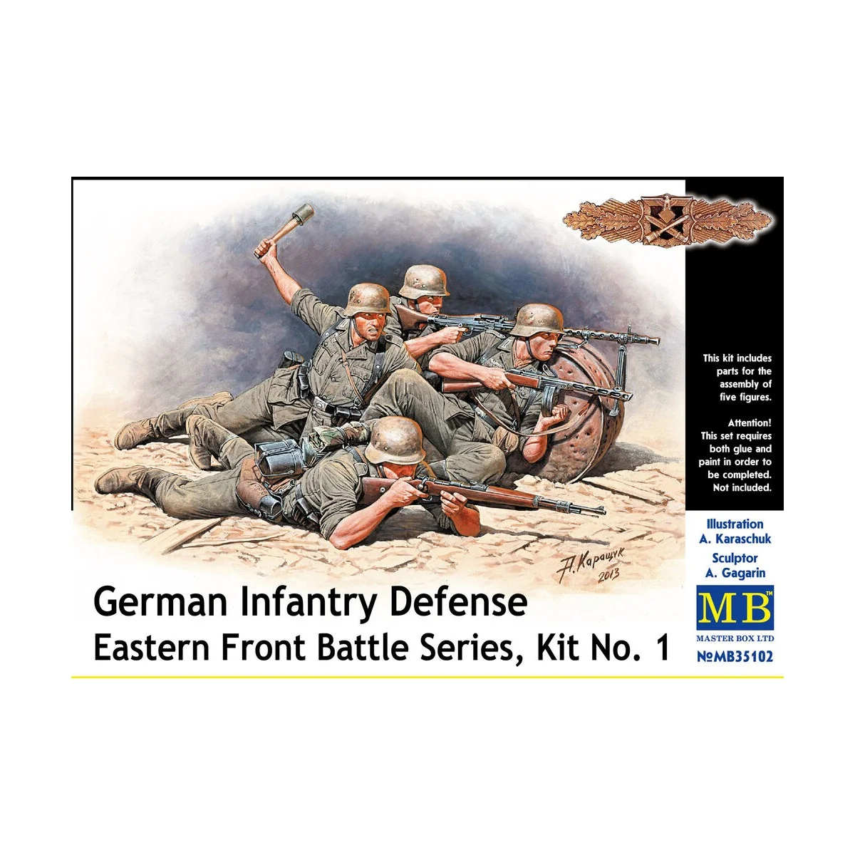 German infantry defense, Eastern Front, 1/35 - Master Box Ltd. 35102