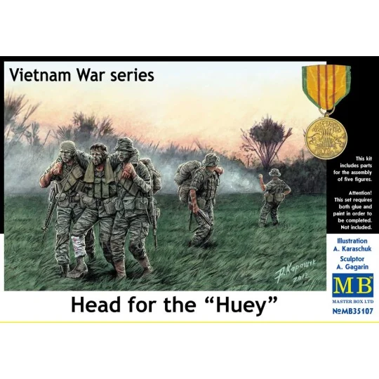 “Head for the “Huey”, Vietnam War series”, 1/35 - Master Box Ltd. 3...
