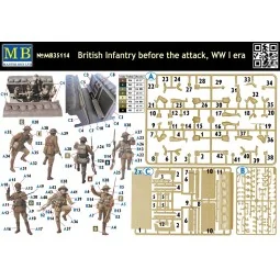 British infantry before attack, WWI era, 1/35 - Master Box Ltd. 35114 2