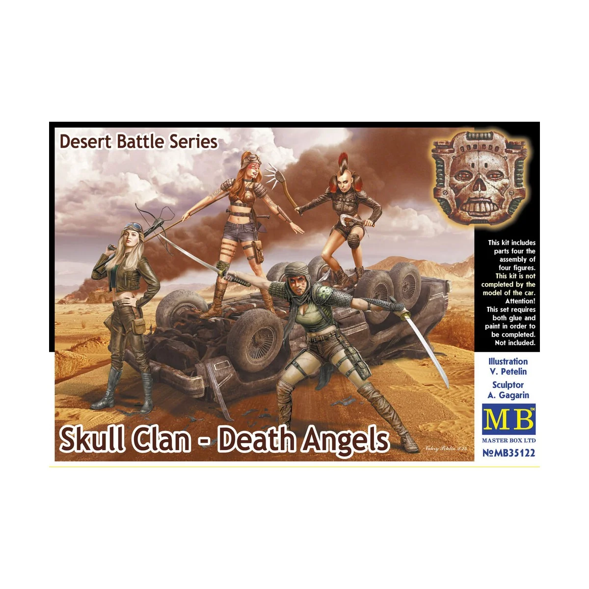 Skull Clan-Death Angels, Desert Battle Se, 1/35 - Master Box Ltd. 3...