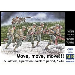 U.S. soldiers, Operation Overlord peri944, 1/35 - Master Box Ltd. 3...