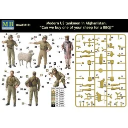 Modern U.S. tankmen in Afghanistan, 1/35 - Master Box Ltd. 35131 2