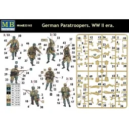 German Paratroopers, WWII era, 1/35 - Master Box Ltd. 35145 2