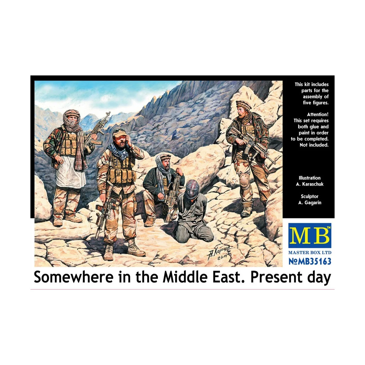 Somewhere in the Middle East.Present day, 1/35 - Master Box Ltd. 35163