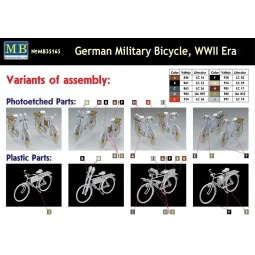 German military bicycle, WWII Era, 1/35 - Master Box Ltd. 35165 2