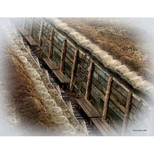 The trench. WWI & WWII era, 1/35 - Master Box Ltd. 35174