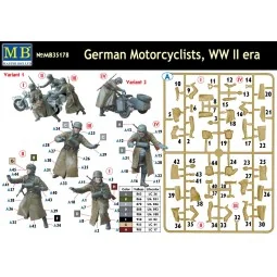 German motorcyclists, WWII era, 1/35 - Master Box Ltd. 35178 2