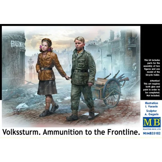 Volkssturm. Ammunition to the Frontline, 1/35 - Master Box Ltd. 35182