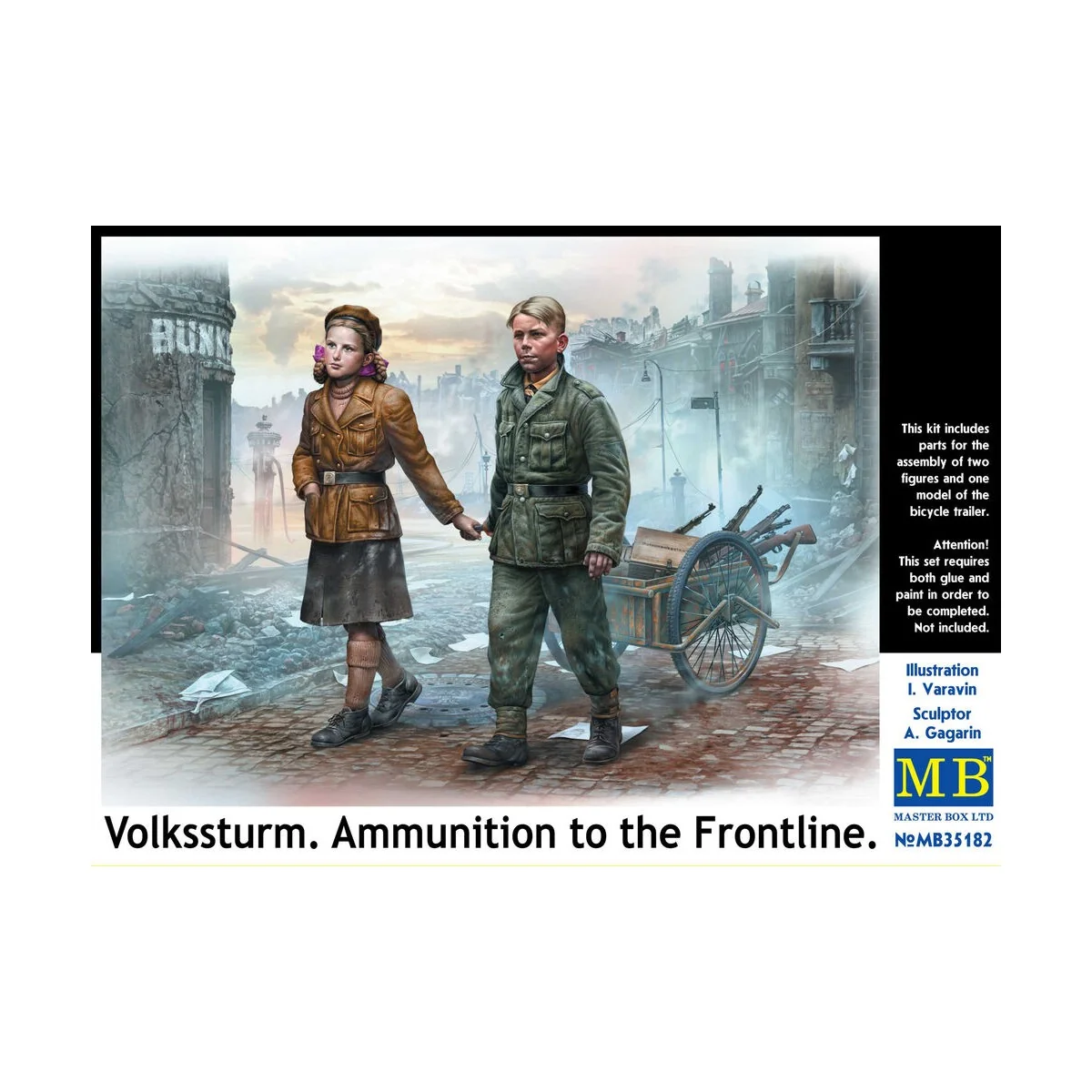 Volkssturm. Ammunition to the Frontline, 1/35 - Master Box Ltd. 35182