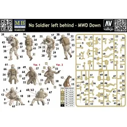 No Soldier left behind - MWD Down, 1/35 - Master Box Ltd. 35181 2