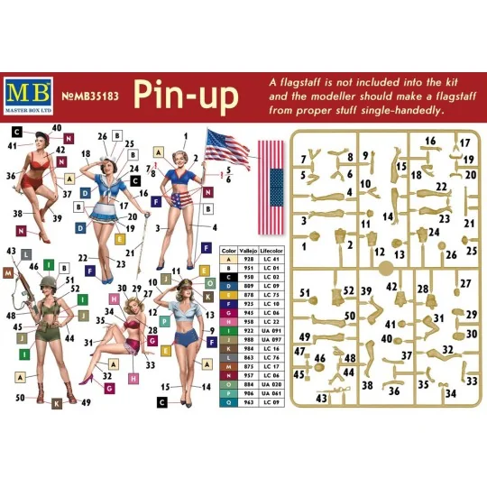 Pin-up, 1/35 - Master Box Ltd. 35183