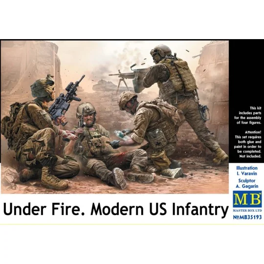 Modern US infantry, 1/35 - Master Box Ltd. 35193