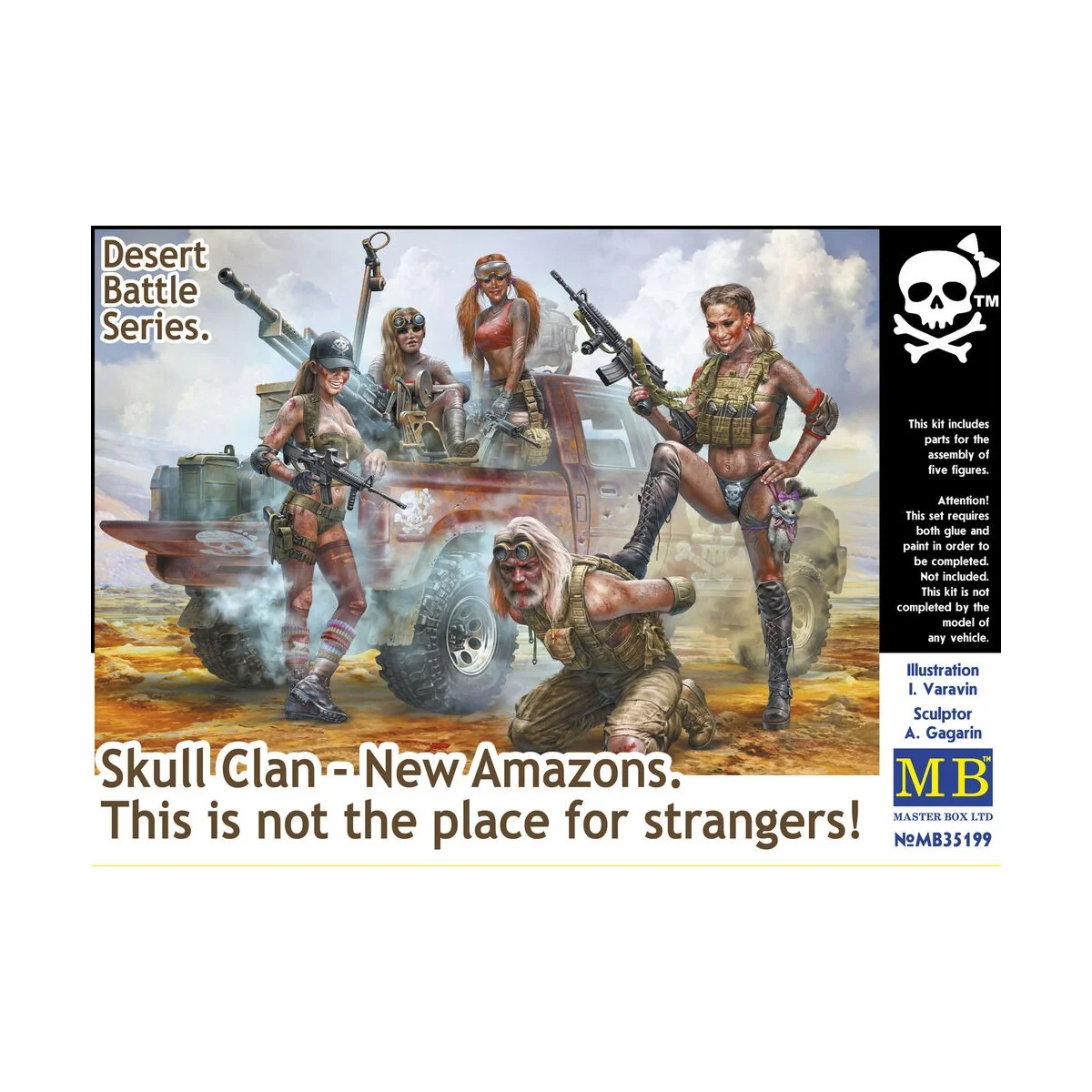 Desert Battle Series. Skull Clan - New Amazons, 1/35 - Master Box L...