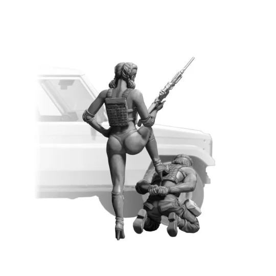 Desert Battle Series. Skull Clan - New Amazons, 1/35 - Master Box L...