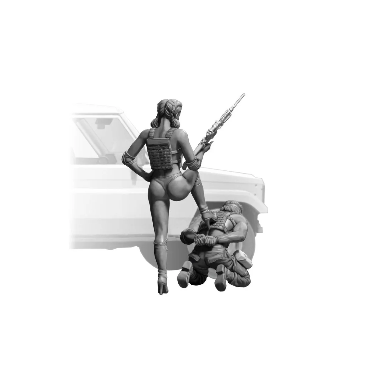 Desert Battle Series. Skull Clan - New Amazons, 1/35 - Master Box L...